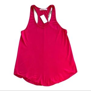 Project Social T pink racerback tank top